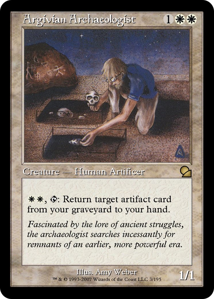 Image of Argivian Archaeologist (ME1-003) - Masters Edition Foil