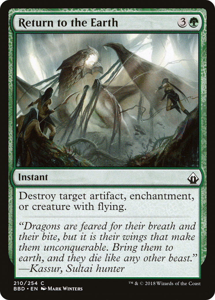 Image of Return to the Earth (BBD-210) - Battlebond Foil