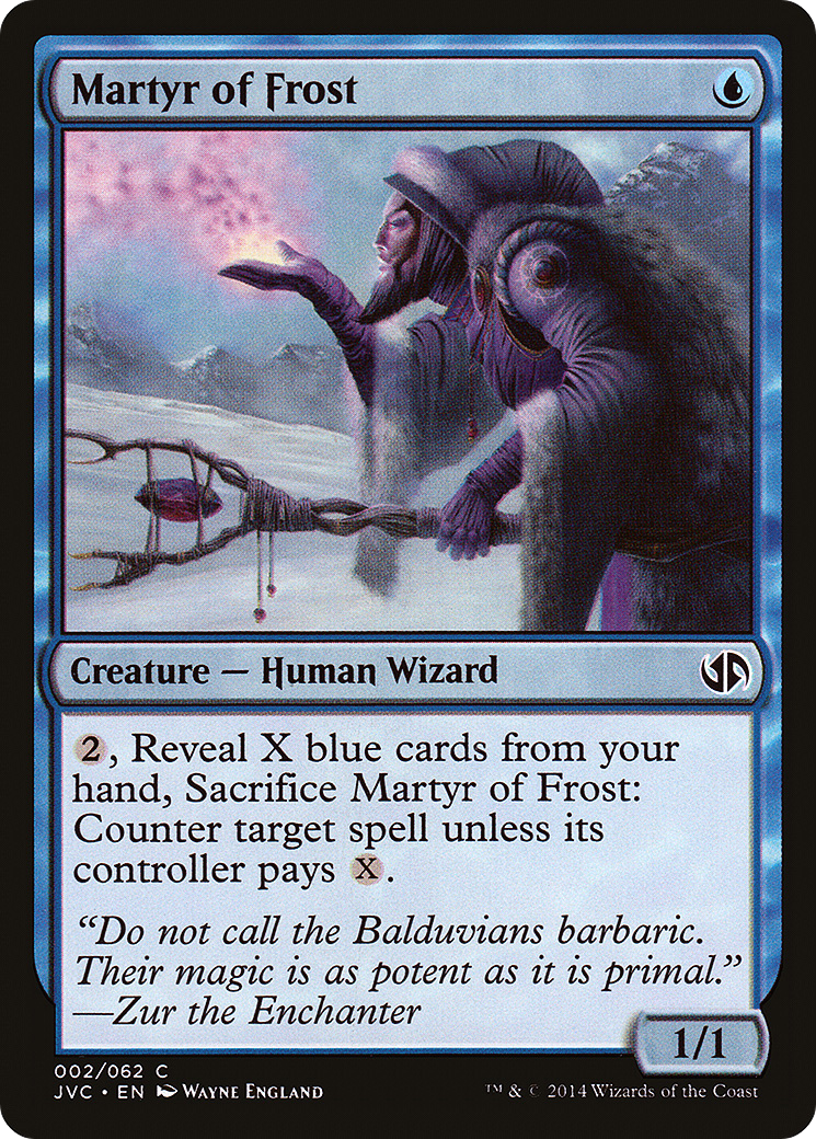 Image of Martyr of Frost (DD3-) - Duel Decks Anthology: Jace vs. Chandra