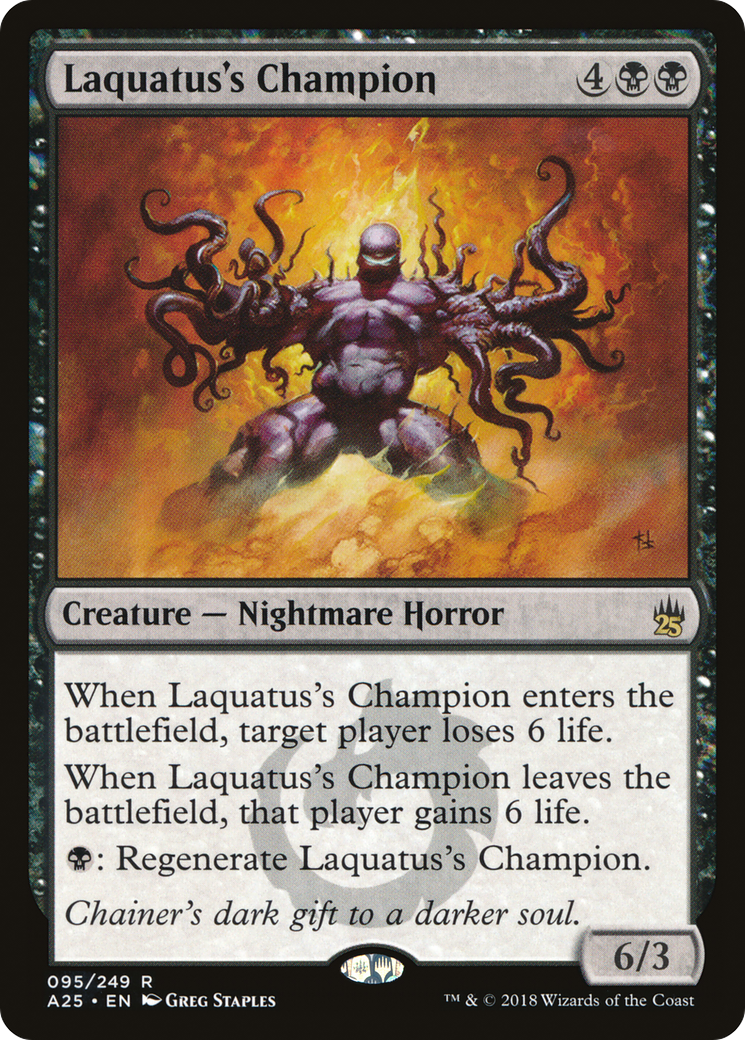 Image of Laquatus's Champion (A25-095) - Masters 25 Foil