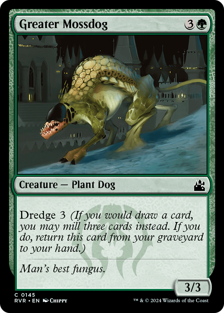 Image of Greater Mossdog (RVR-145) - Ravnica Remastered