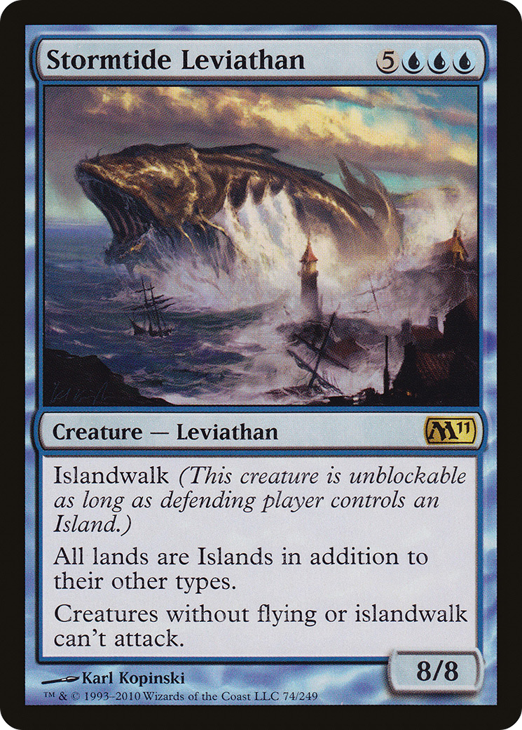 Image of Stormtide Leviathan (M11-074) - Magic 2011 Foil