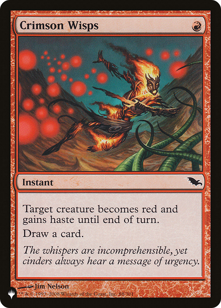 Image of Crimson Wisps (LIST-SHM-88) - The List