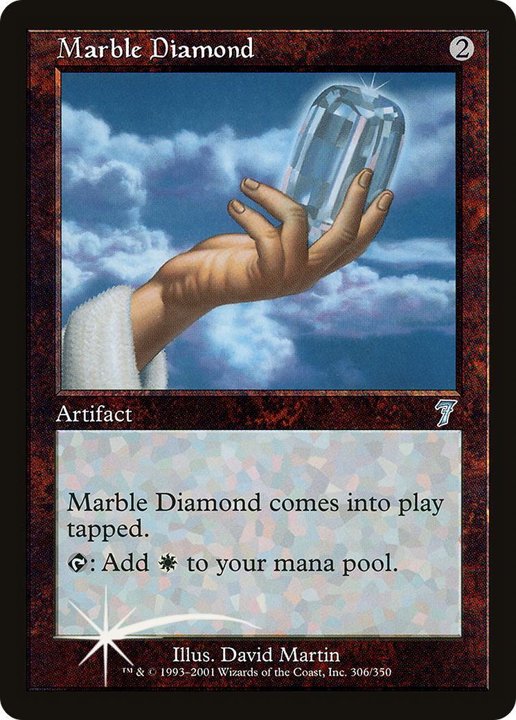 Image of Marble Diamond (7ED-306) - 7th Edition Foil