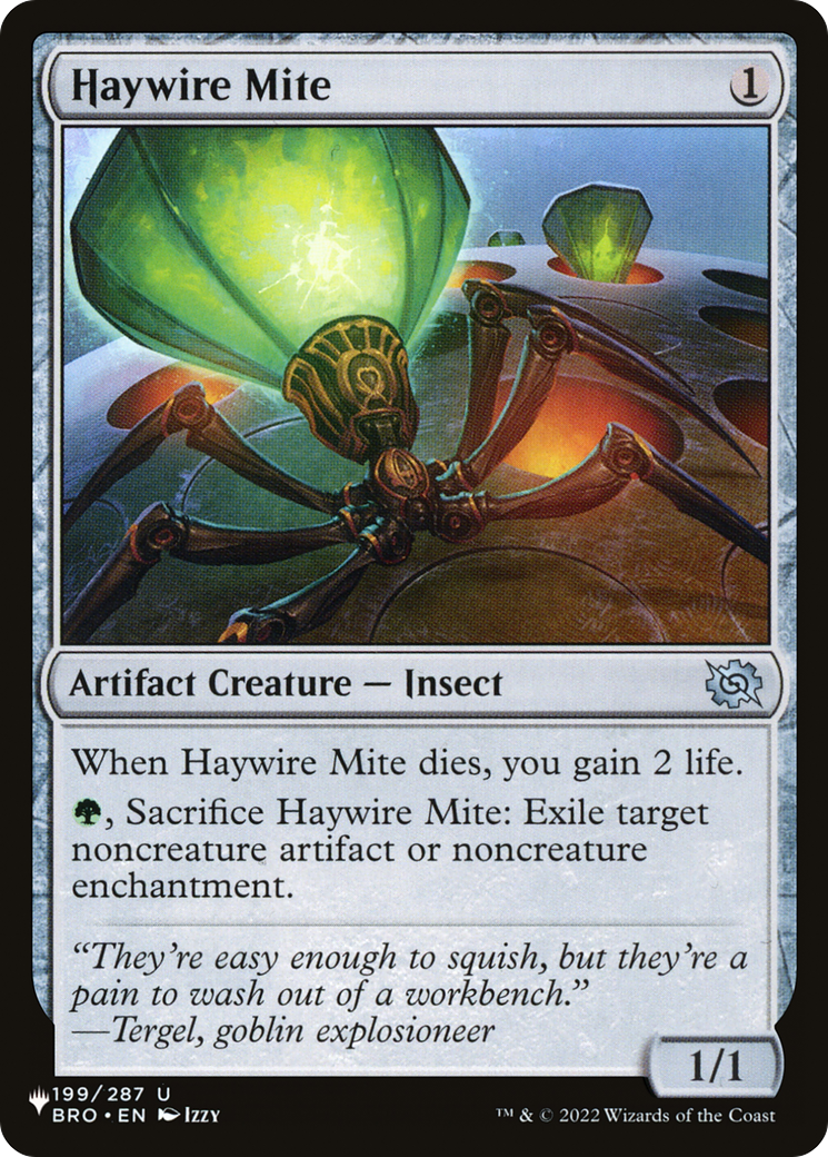 Image of Haywire Mite (LIST-BRO-199) - The List