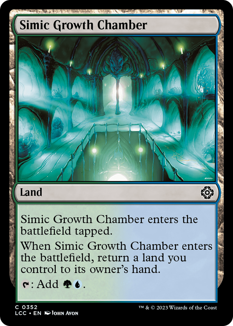 Image of Simic Growth Chamber (LCC-352) - The Lost Caverns of Ixalan Commander