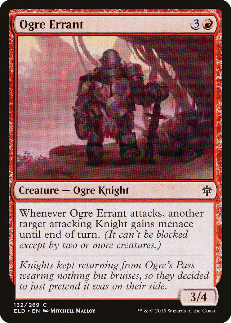 Image of Ogre Errant (ELD-132) - Throne of Eldraine Foil