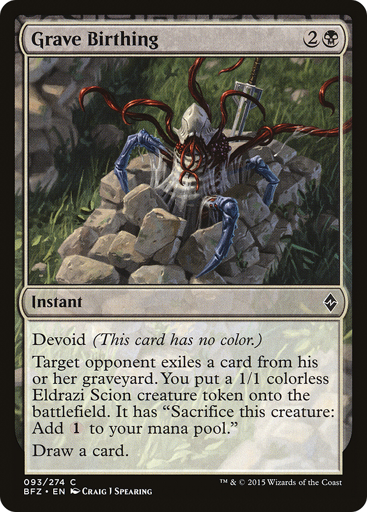 Image of Grave Birthing (BFZ-093) - Battle for Zendikar: (devoid)