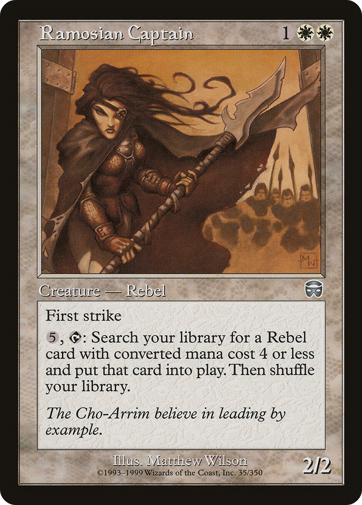 Image of Ramosian Captain (MMQ-035) - Mercadian Masques