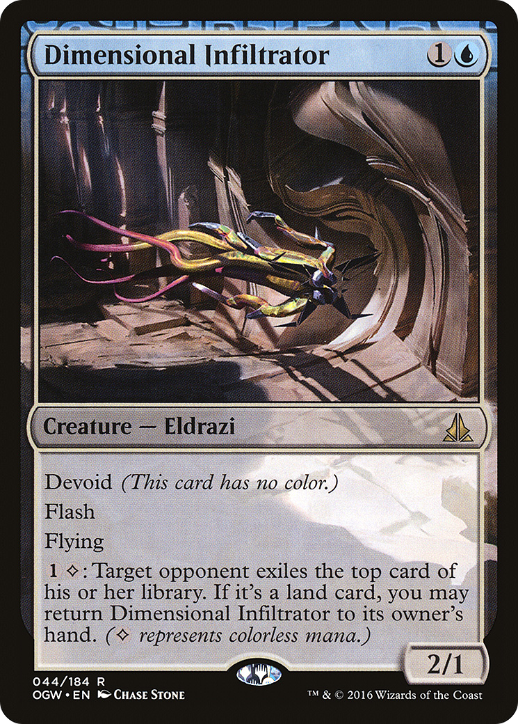 Image of Dimensional Infiltrator (OGW-044) - Oath of the Gatewatch: (devoid)