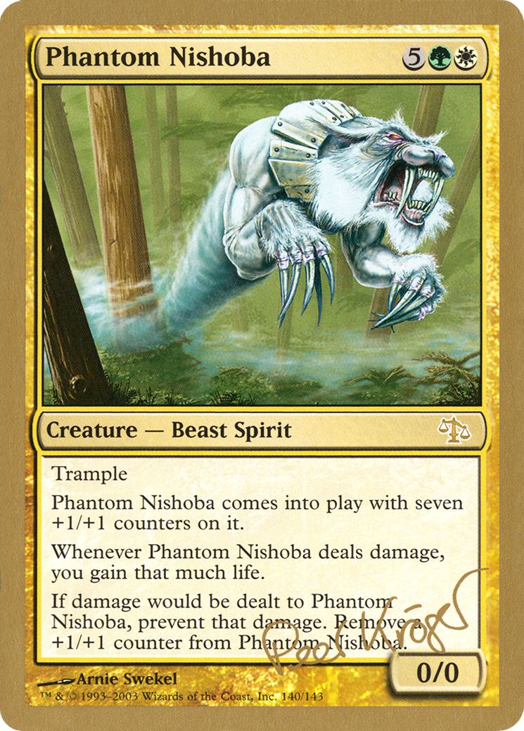 Image of Phantom Nishoba - 2003 Peer Kroger (JUD) (WCD-) - World Championship Decks 2003