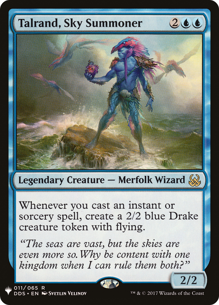 Image of Talrand, Sky Summoner (LIST-011) - The List