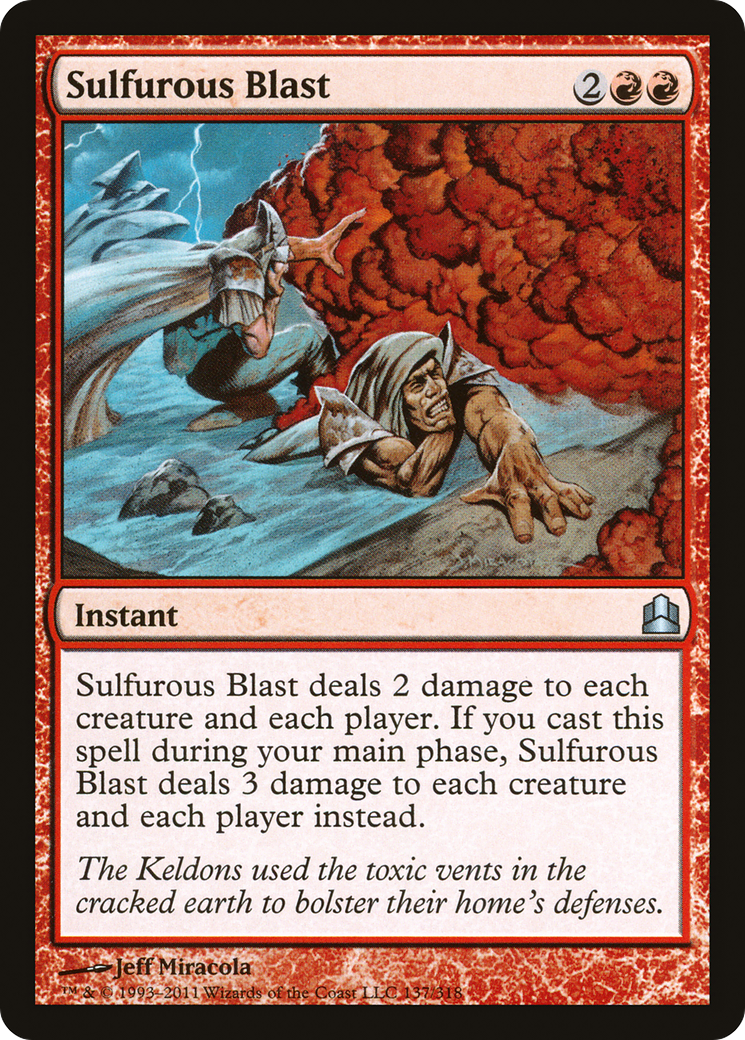 Image of Sulfurous Blast (CMD-137) - Commander 2011