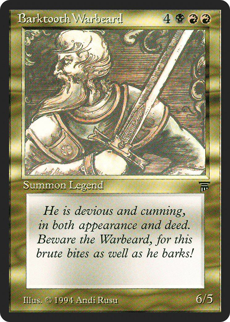 Image of Barktooth Warbeard (LEG-) - Legends