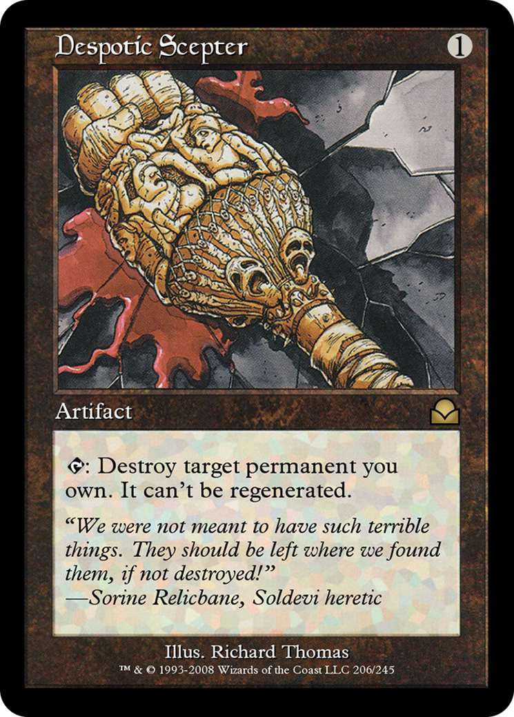 Image of Despotic Scepter (ME2-206) - Masters Edition II Foil