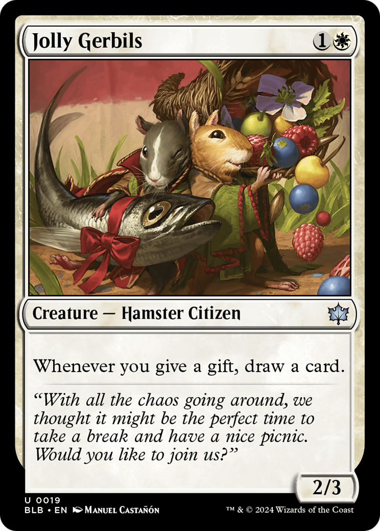 Image of Jolly Gerbils (BLB-019) - Bloomburrow