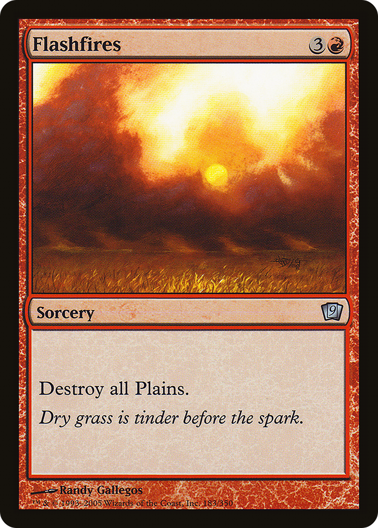 Image of Flashfires (9ED-183) - 9th Edition