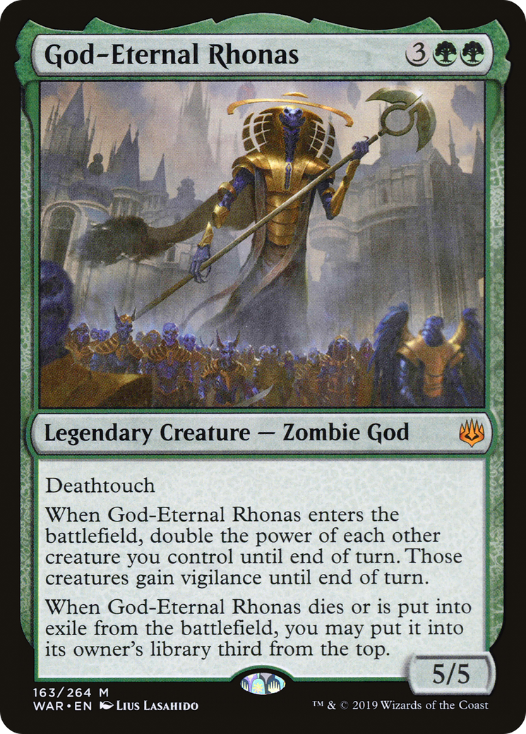Image of God-Eternal Rhonas (WAR-163) - War of the Spark