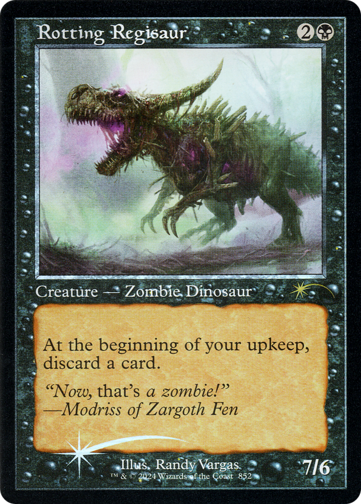 Image of Rotting Regisaur (SLD-852) - Secret Lair Drop Foil
