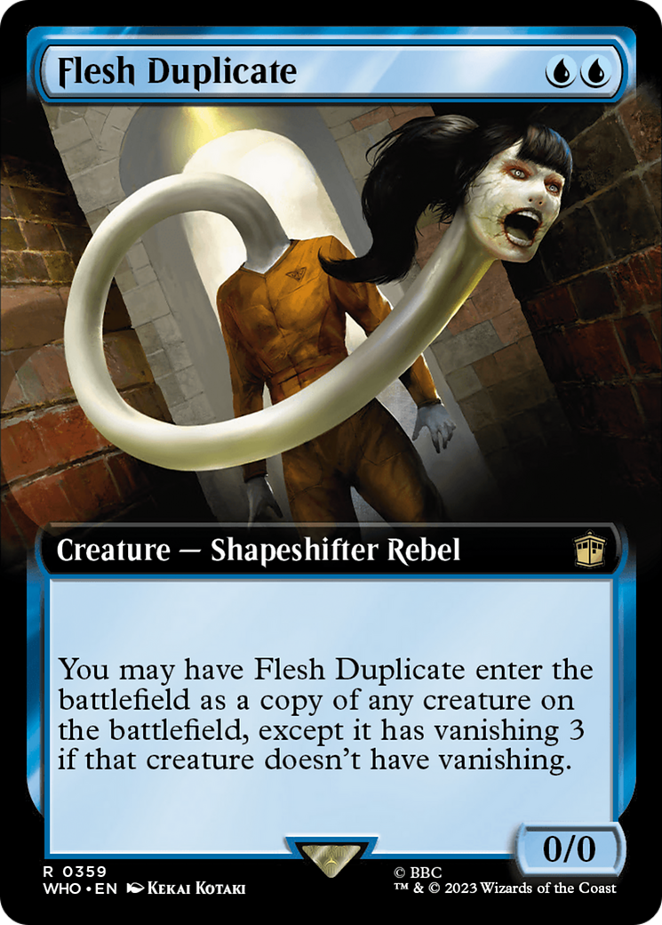 Image of Flesh Duplicate (Extended Art) (WHO-359) - Doctor Who: (Extended Art) Foil