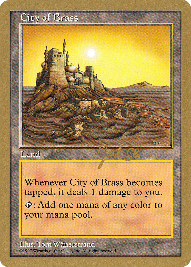 Image of City of Brass - 1997 Jakub Slemr (5ED) (WCD-) - World Championship Decks 1997
