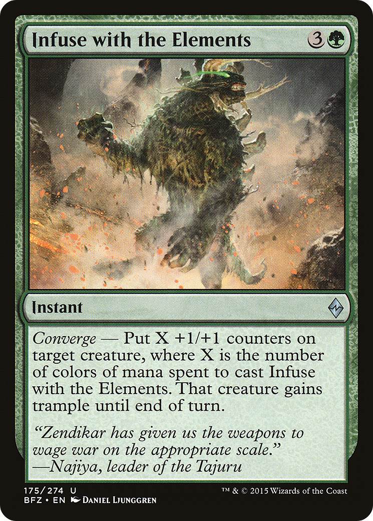 Image of Infuse with the Elements (BFZ-175) - Battle for Zendikar Foil
