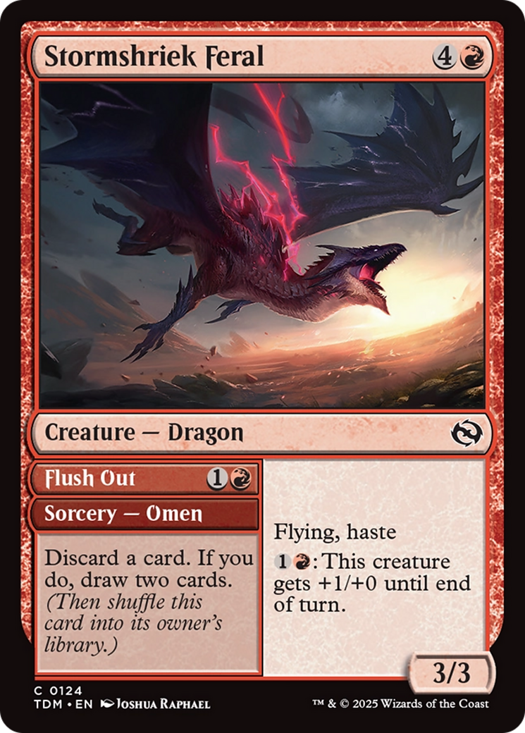 Image of Stormshriek Feral (TDM-124) - Tarkir: Dragonstorm
