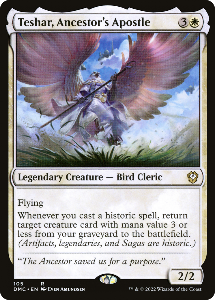 Image of Teshar, Ancestor's Apostle (DMC-105) - Dominaria United Commander