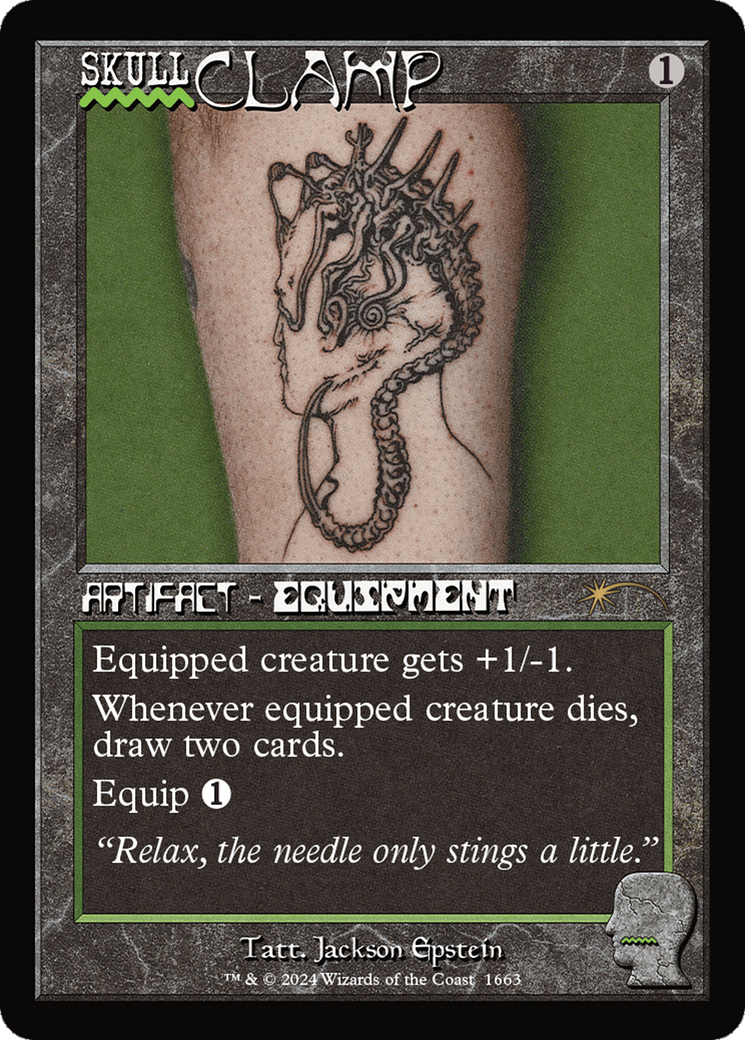 Image of Skullclamp (SLD-1663) - Secret Lair Drop Foil