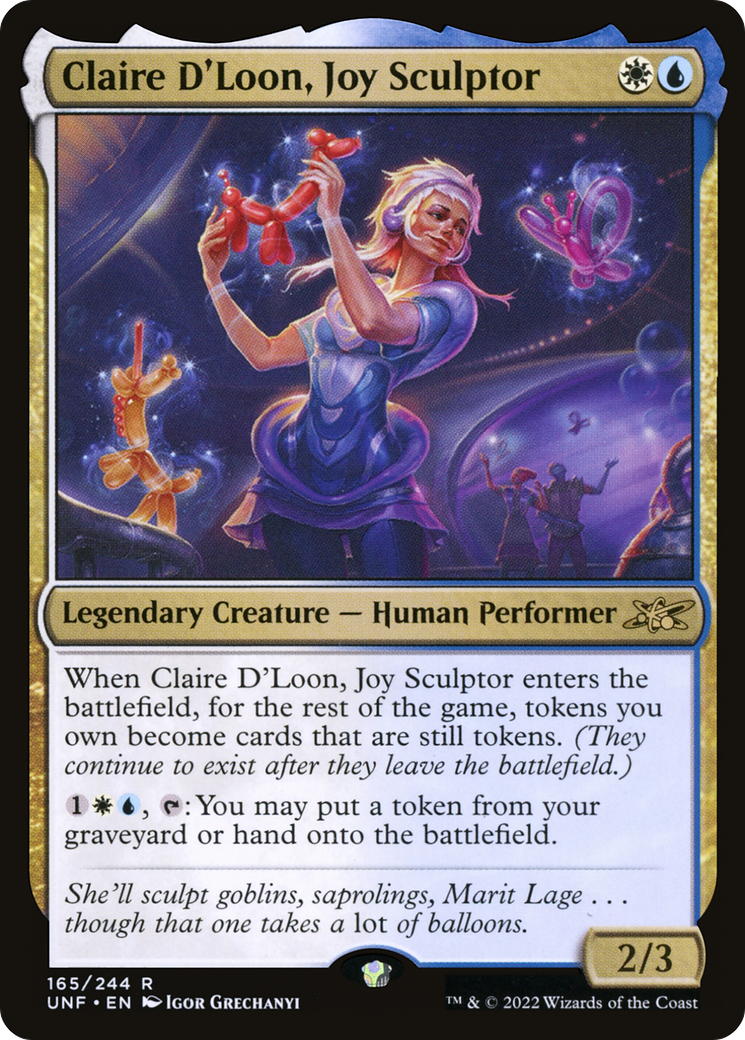 Image of Claire D'Loon, Joy Sculptor (UNF-165) - Unfinity