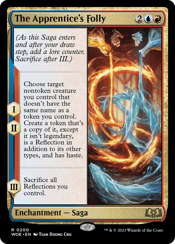 Image of The Apprentice's Folly (WOE-200) - Wilds of Eldraine Foil