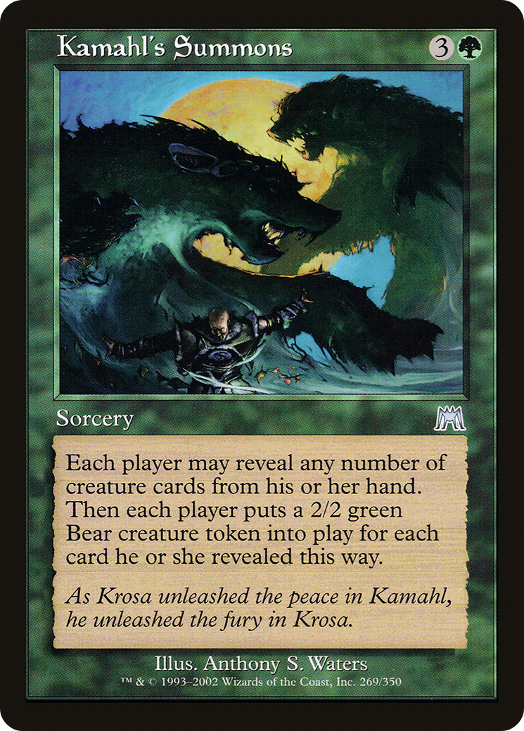 Image of Kamahl's Summons (ONS-269) - Onslaught Foil