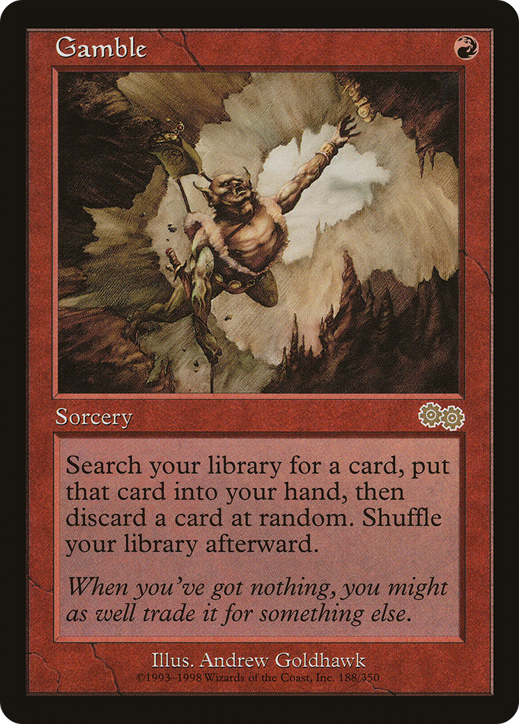 Image of Gamble (USG-188) - Urza's Saga