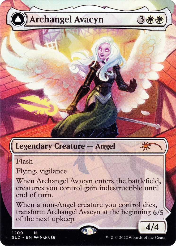 Image of Archangel Avacyn (Display Commander) - Thick Stock (SLD-1209) - Secret Lair Drop