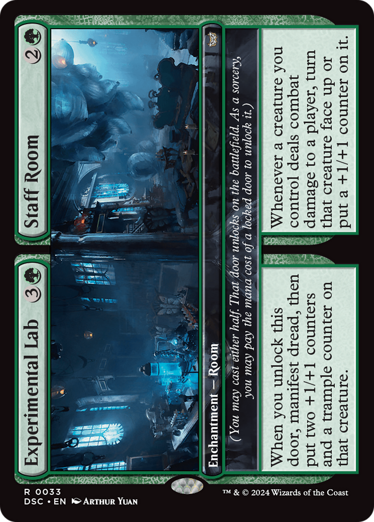 Image of Experimental Lab // Staff Room (DSC-033) - Duskmourn: House of Horror Commander