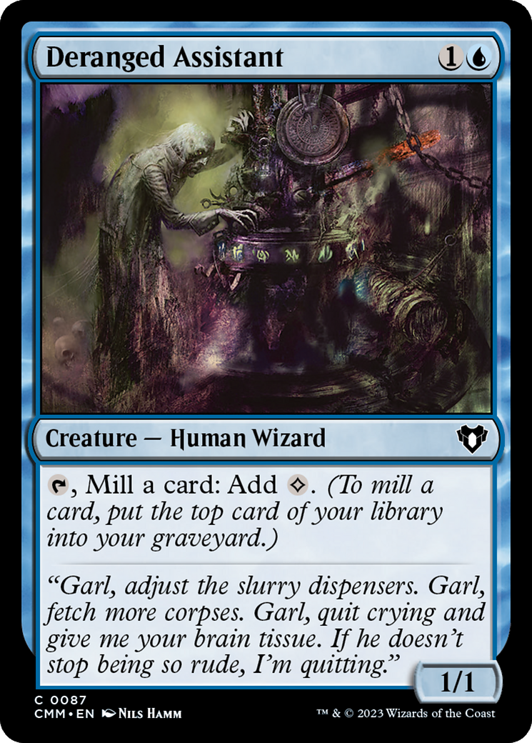 Image of Deranged Assistant (CMM-087) - Commander Masters Foil