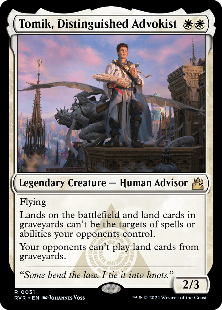 Image of Tomik, Distinguished Advokist (RVR-031) - Ravnica Remastered Foil