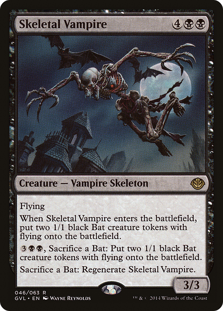 Image of Skeletal Vampire (DD3-) - Duel Decks Anthology: Garruk vs. Liliana