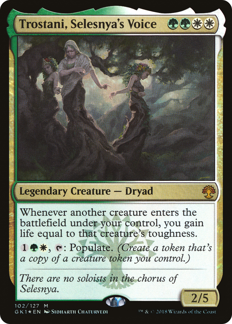 Image of Trostani, Selesnya's Voice (GR1-102) - GRN Guild Kit Foil