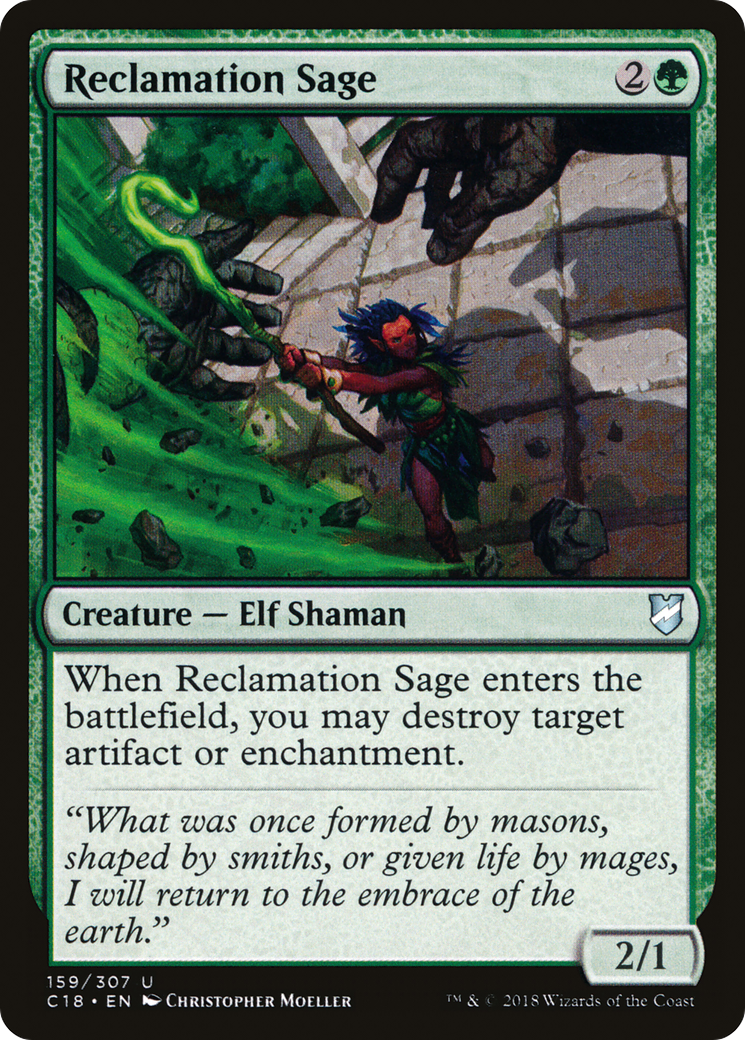 Image of Reclamation Sage (C18-159) - Commander 2018