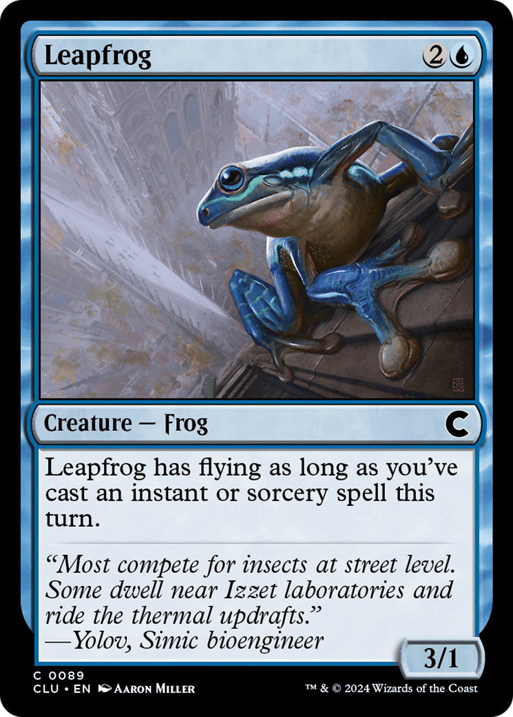 Image of Leapfrog (CLU-089) - Ravnica: Clue Edition