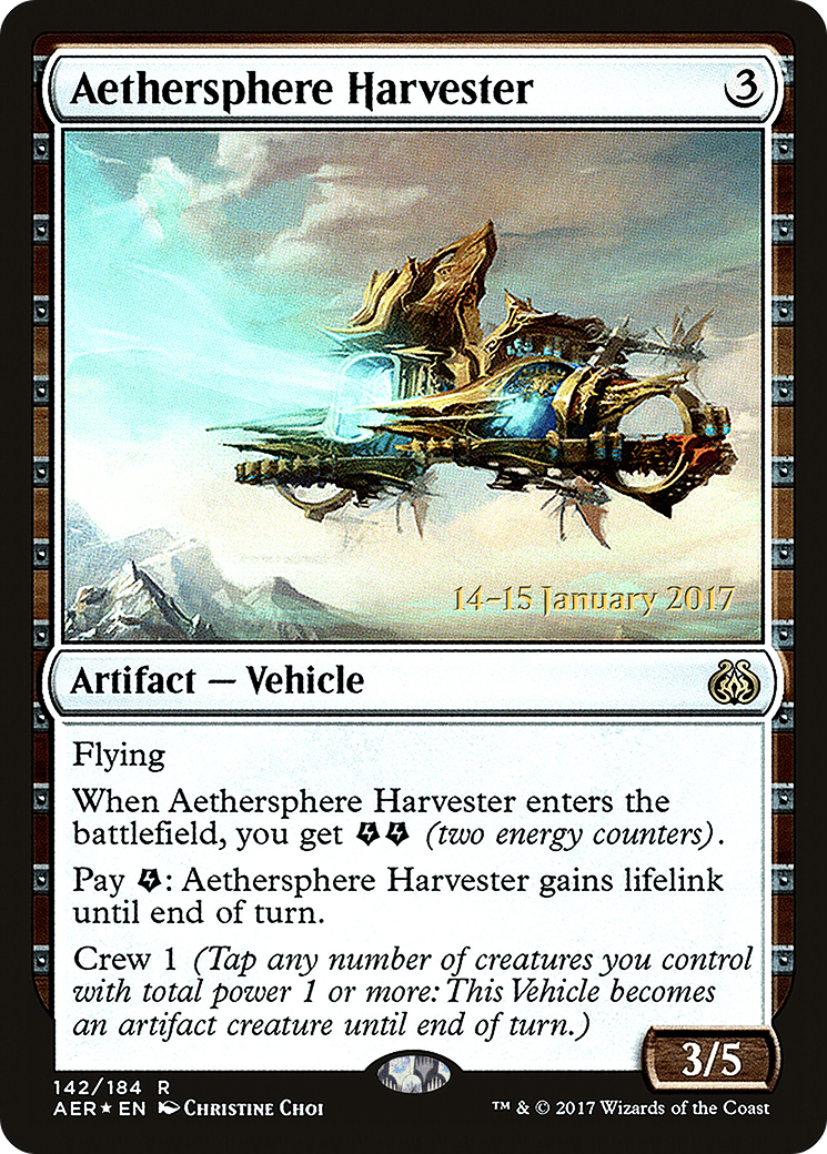 Image of Aethersphere Harvester (PRE-142) - Aether Revolt Promos Foil