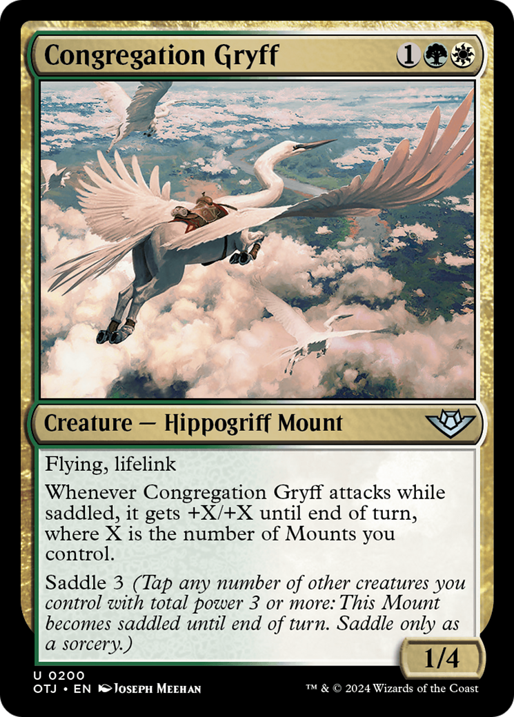 Image of Congregation Gryff (OTJ-200) - Outlaws of Thunder Junction