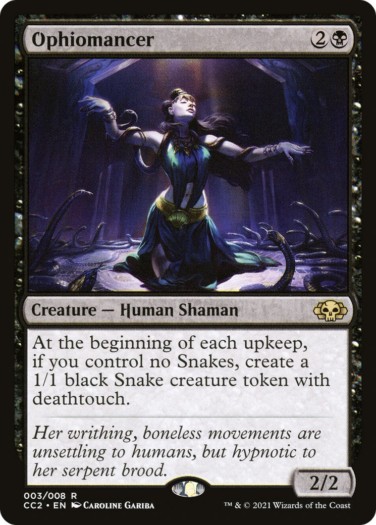 Image of Ophiomancer (CC2-003) - Commander Collection: Black Foil
