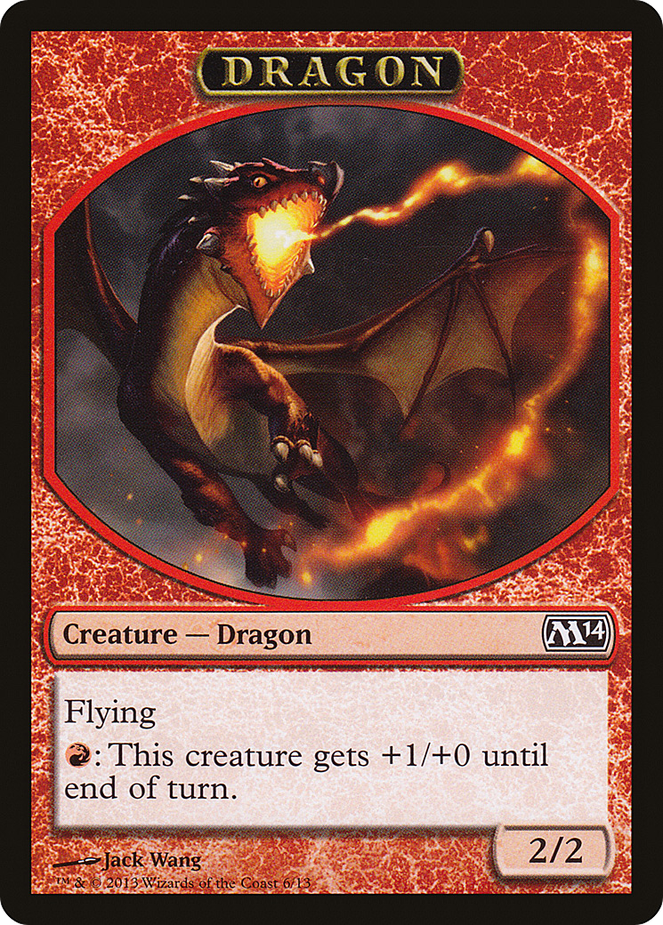 Image of Dragon Token (M14-006) - Magic 2014 Tokens