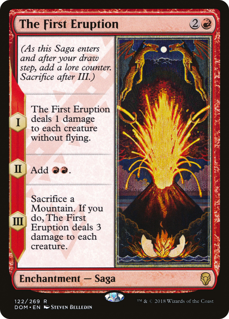 Image of The First Eruption (DOM-122) - Dominaria