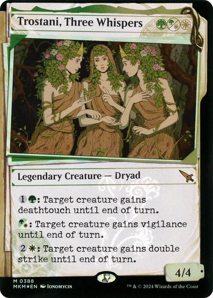 Image of Trostani, Three Whispers (Showcase) (Invisible Ink) (MKM-388) - Murders at Karlov Manor: (Showcase) Foil