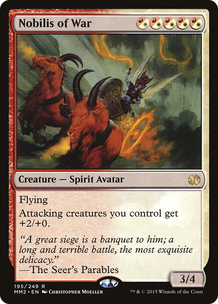 Image of Nobilis of War (MM2-195) - Modern Masters 2015 Foil
