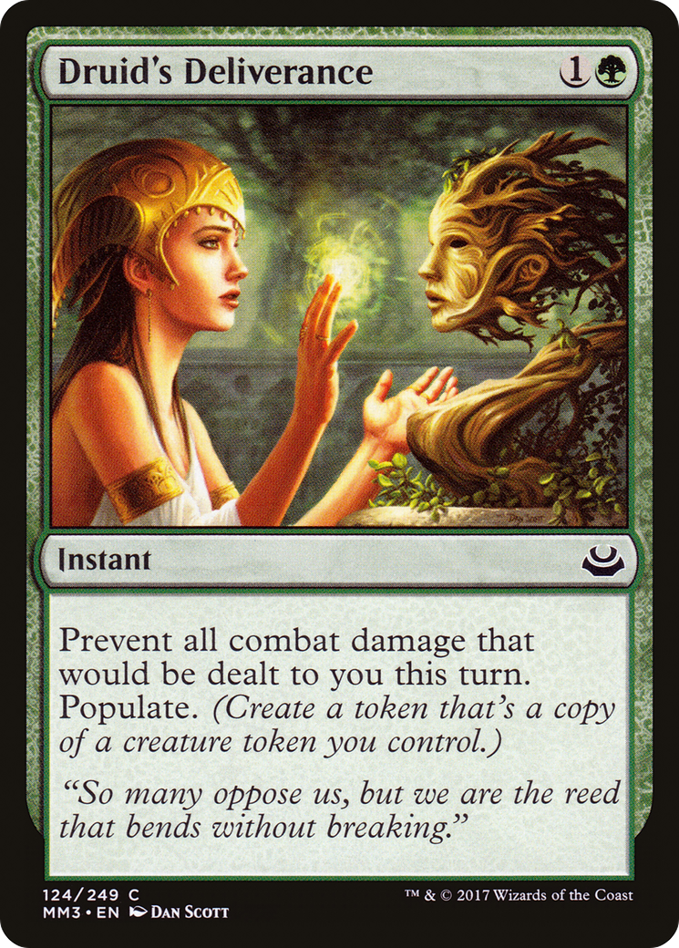 Image of Druid's Deliverance (MM3-124) - Modern Masters 2017 Foil
