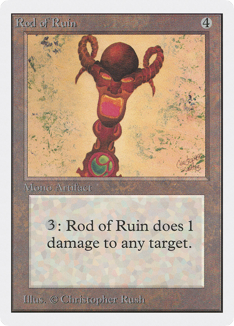 Image of Rod of Ruin (2ED-) - Unlimited Edition